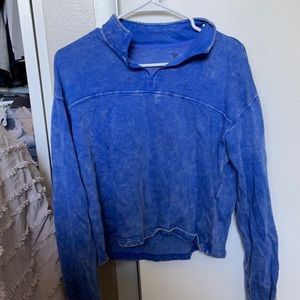 small blue pullover